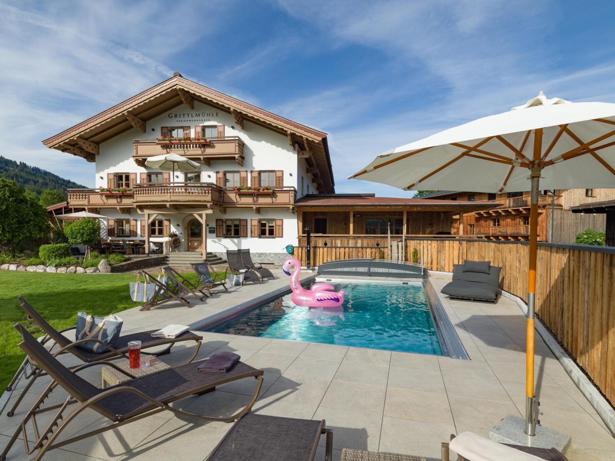 Grittlmuehle Chalet Ferienwohnungen Brixen im Thale Exterior photo