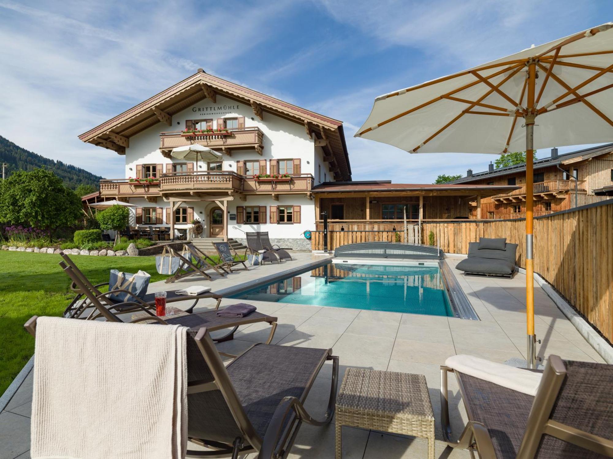 Grittlmuehle Chalet Ferienwohnungen Brixen im Thale Exterior photo